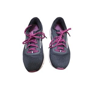 Brooks Trace Women's Running Shoes Size 8.5 Black & Purple Breathable